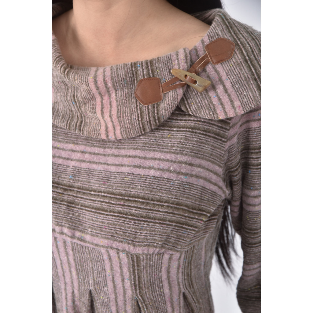 (F) bear two style混色粉色長袖上衣二手衣, , large