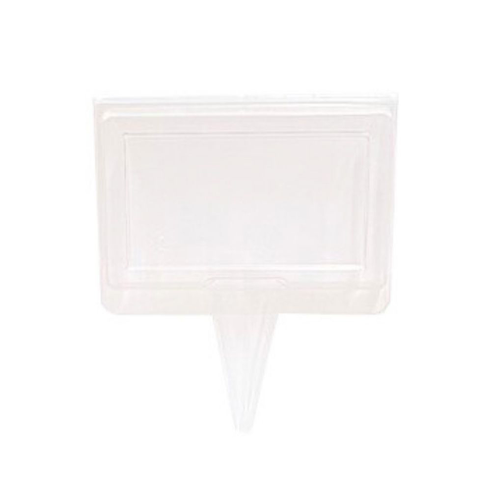 GS MALL 台灣製造 插地透明標示牌 插土立牌 園藝 植物標籤 指示牌 標示插牌 展示牌, , large