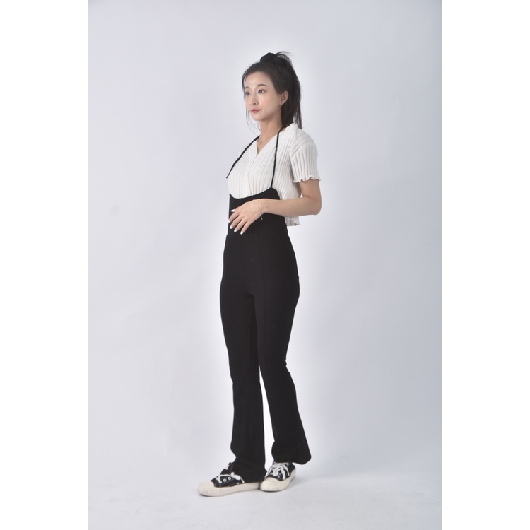 (S) 【安于晴Charlene私服】高腰質感高腰黑色長褲二手衣, , large