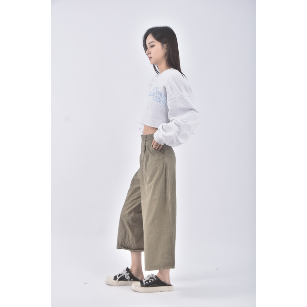 (4XL（含）以上) poly lulu高腰綠色長褲二手衣, , large