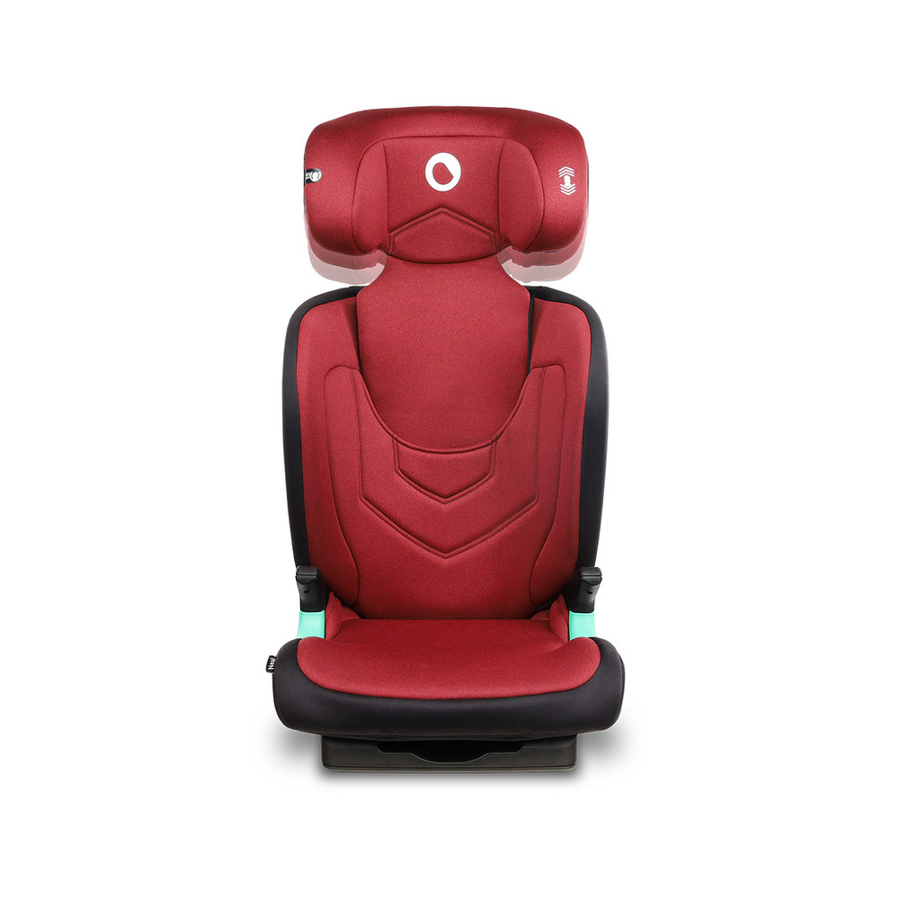 【Lionelo】3~12歲ISOFIX成長型輔助汽座 Neal 勃根地酒紅  (ISOFIX/安全帶兩用 成長座椅 R129 I-size), , large