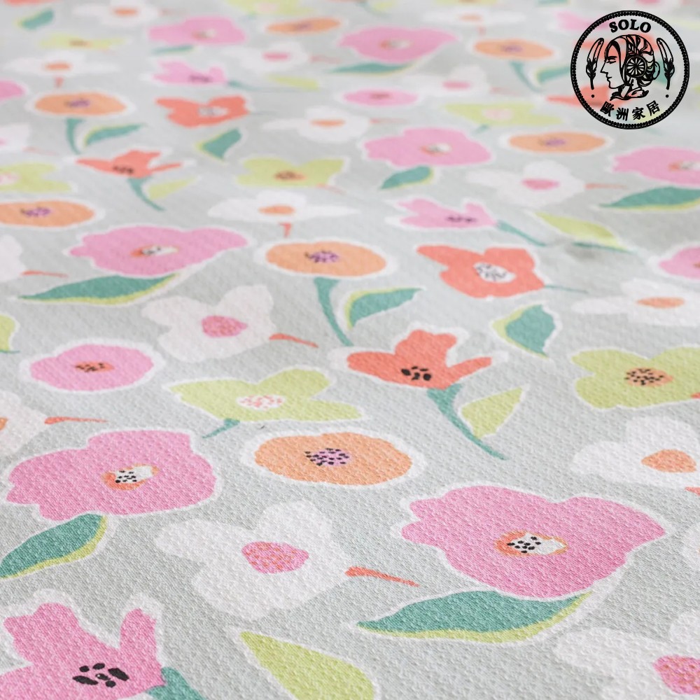 【SOLO Vintage】LCW Home Spring Flower Double Bed Duvet Cover Pillow Set 100% Cotton Made in Turkey, , large