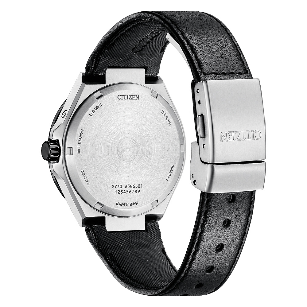CITIZEN 星辰 鈦金屬 光動能三重日曆月相手錶-紫/42mm BU0066-11W, , large
