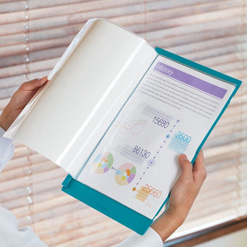 *需預訂【KING JIM】COMPACK 可對折資料夾 A4 10頁 (5894H)黑, , large