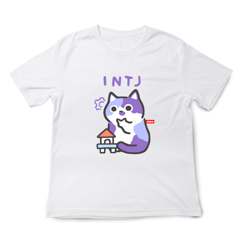 JZ TEE MBTI Cat INTJ-Architect Graphic Tee, , large