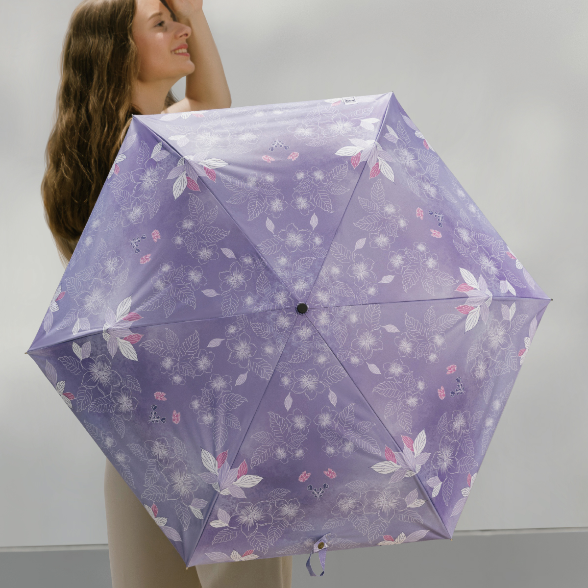 【boy】 Sun Shade Mini Umbrella-Nurtured Garden(Purple), , large