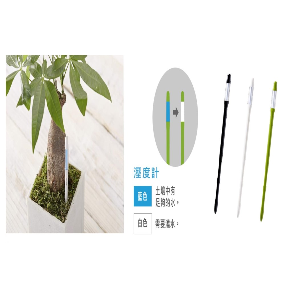 SUSTEE Soil Moisture Meter &ndash; Made in Japan (Smart Sensor, No Battery Required) Black &ndash; L, , large