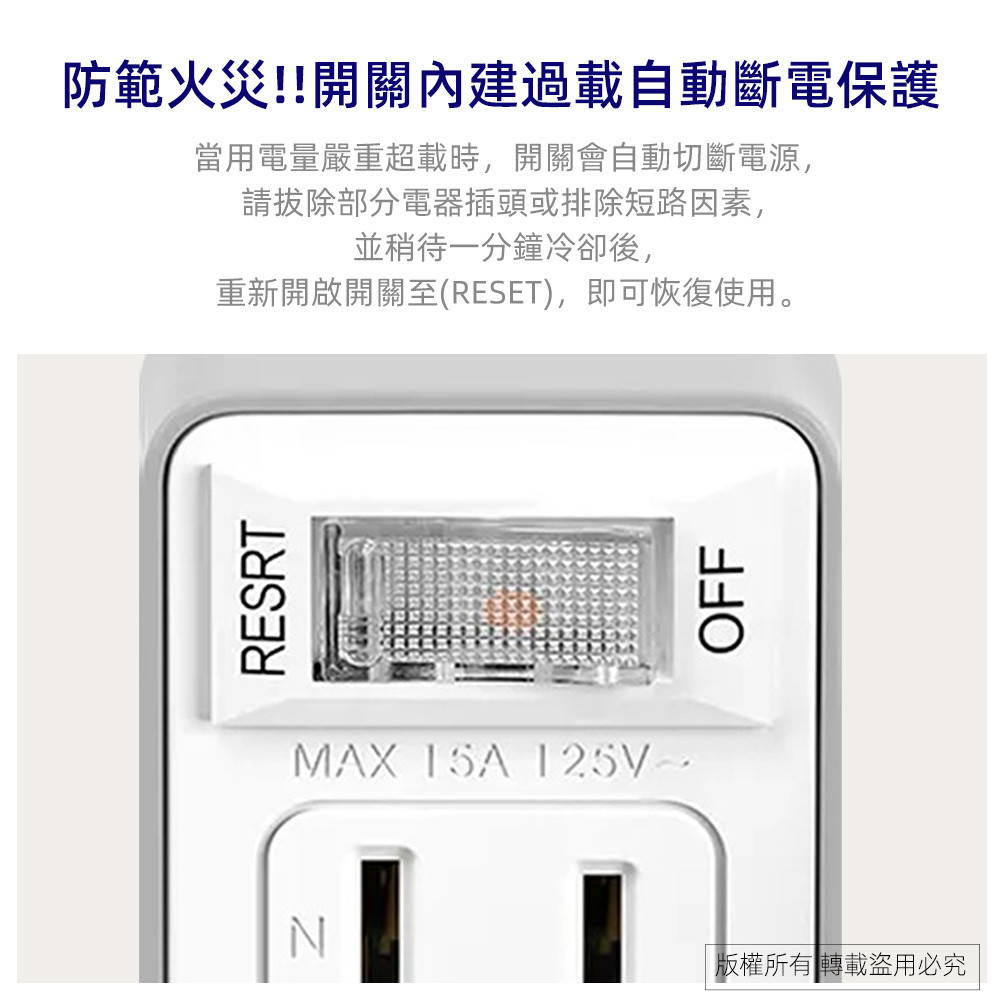 SUPER&CELL 1 on, 1 plug 3P small wall plug SNB628, , large