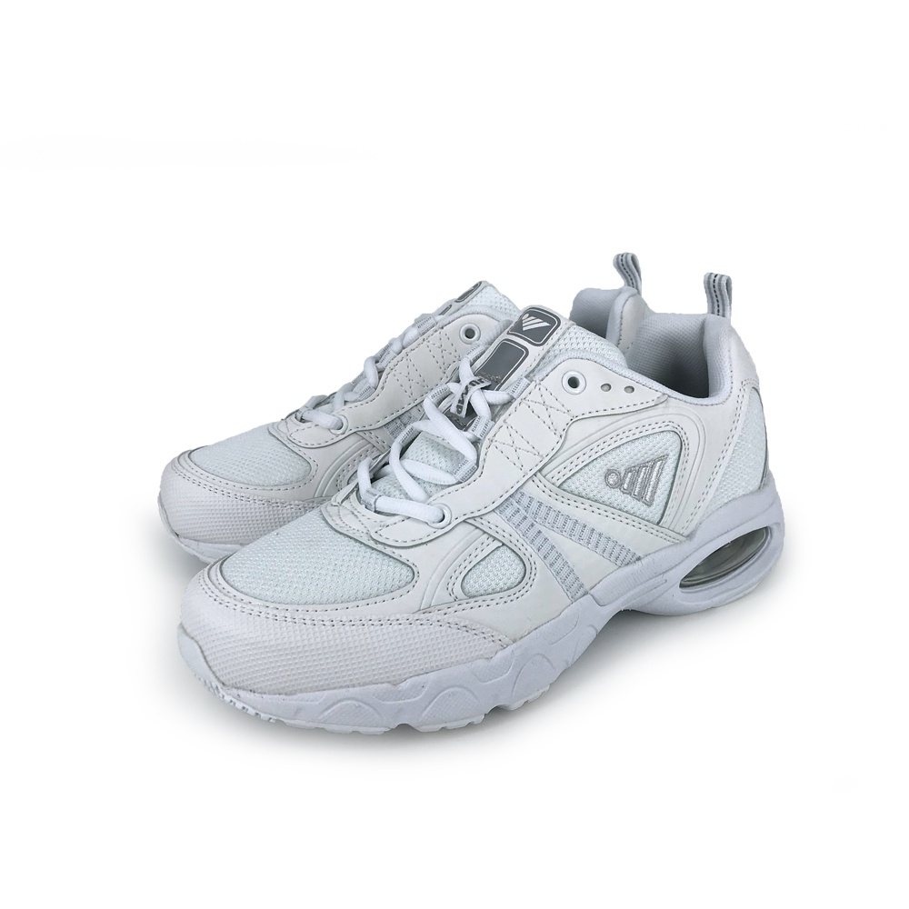 JUMP將門 女運動鞋 女鞋 MIT台灣製造 拼接 透氣 反光 吸濕 排汗 抗菌 除臭 輕量 氣墊 耐磨 抓地 止滑 白, , large