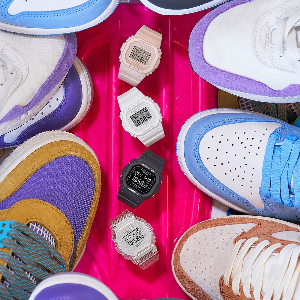 CASIO 卡西歐 BABY-G 經典人氣方形電子錶 BGD-565U-7, , large