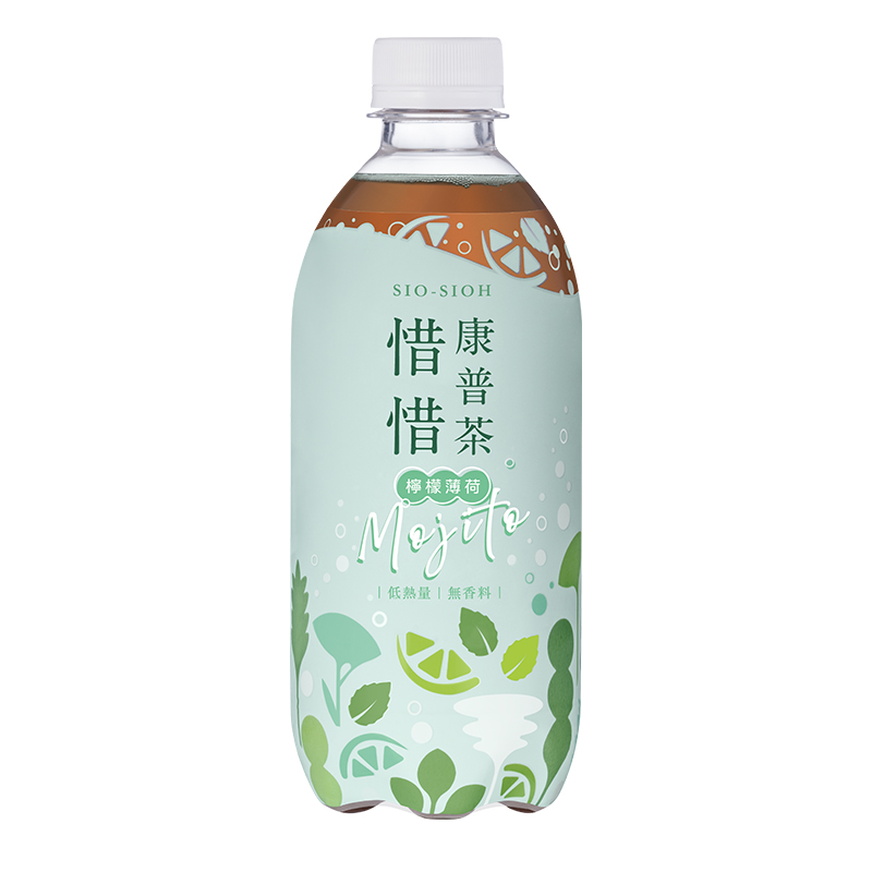 惜惜康普茶氣泡飲檸檬薄荷 420ml, , large