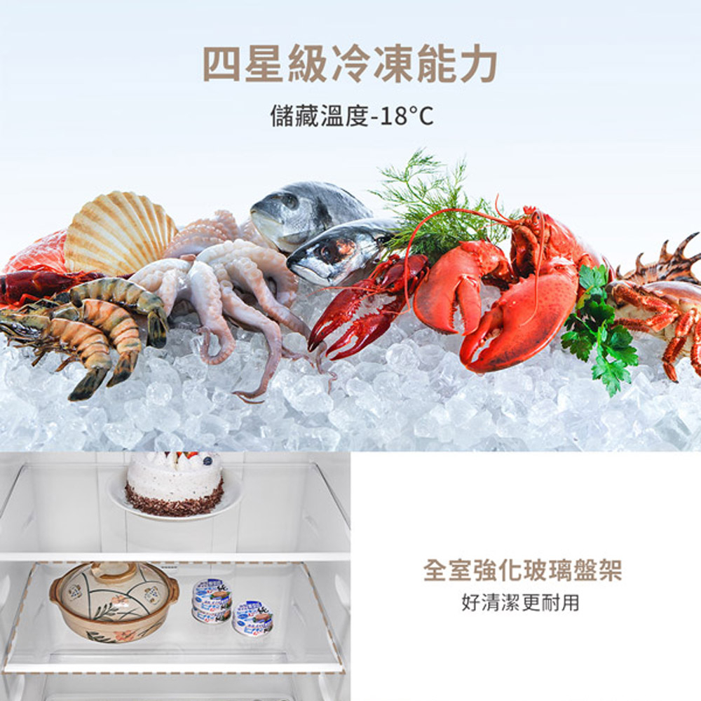 TATUNG 440L Inverter Double Door Refrigerator TR-B1440VT, , large