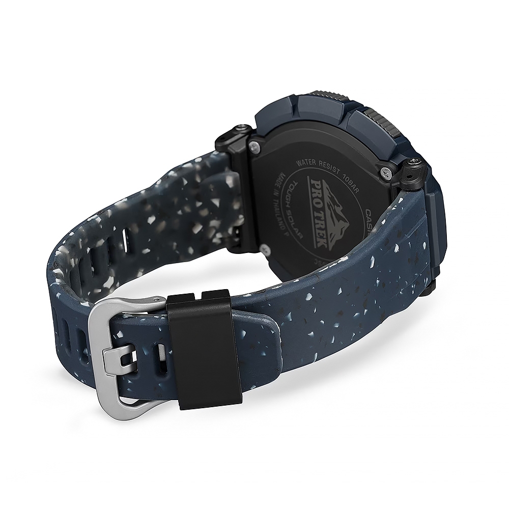 CASIO 卡西歐 PRO TREK  戶外運動太陽能環保手錶-藍 PRG-340SC-2, , large