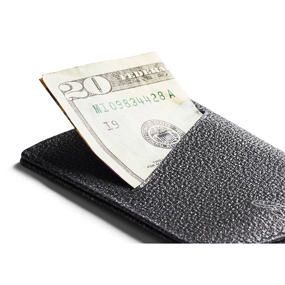 Bellroy 優質皮革卡夾 可放證件 鈔票 名片(隕石黑), , large