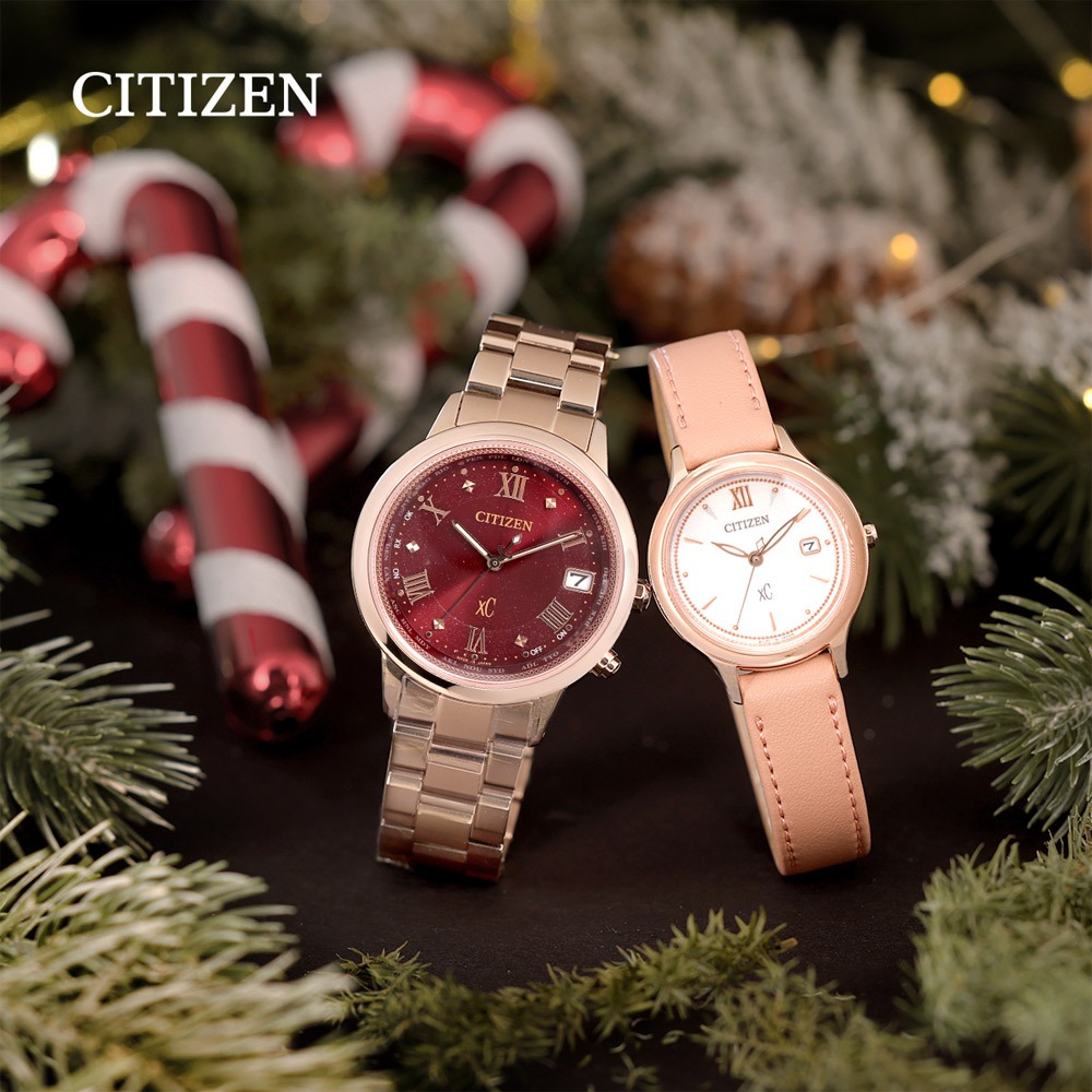 CITIZEN 星辰 XC 水耀光 亞洲限定光動能米蘭帶女錶 禮物 EW2635-62A, , large