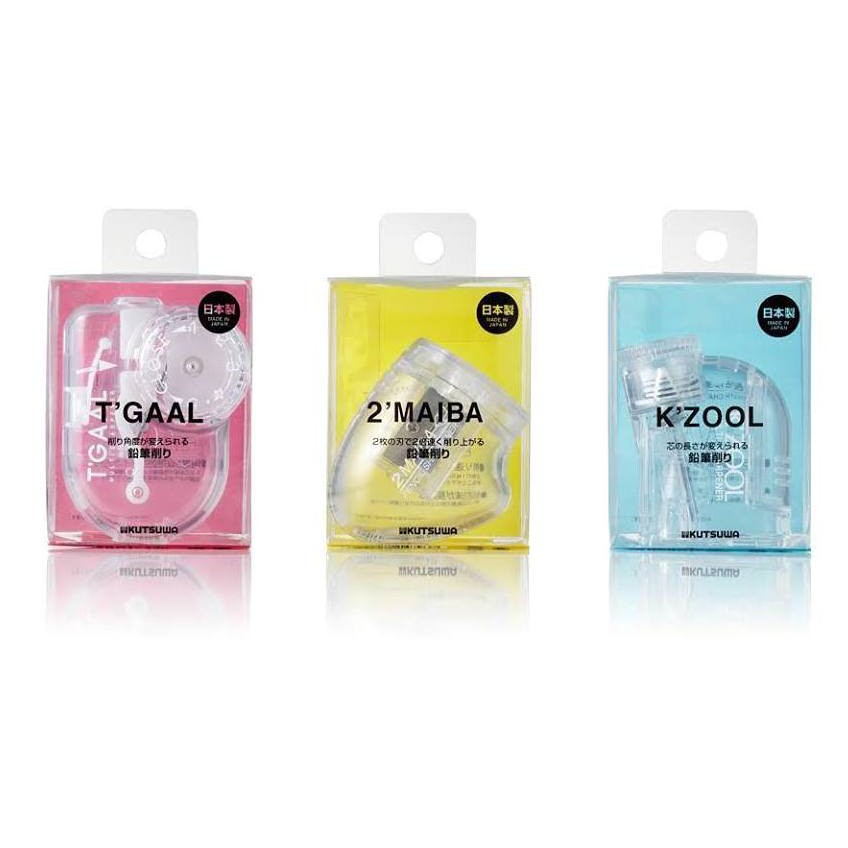 KUTSUWA  攜帶型5段式削筆器透明白 RS028CL, , large