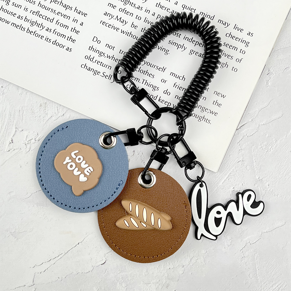 感應磁扣套【4款可選】3.5cm磁扣可用 皮革鑰匙圈 卡套鑰匙圈 感應磁扣鑰匙圈 pu皮革 鑰匙圈 彈簧掛繩 龍蝦扣 伸縮拉繩, , large
