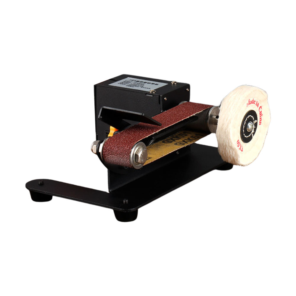 110V knife sharpener - standard configuration includes polishing wheel and polishing wax (grinding wheel not included)., , large