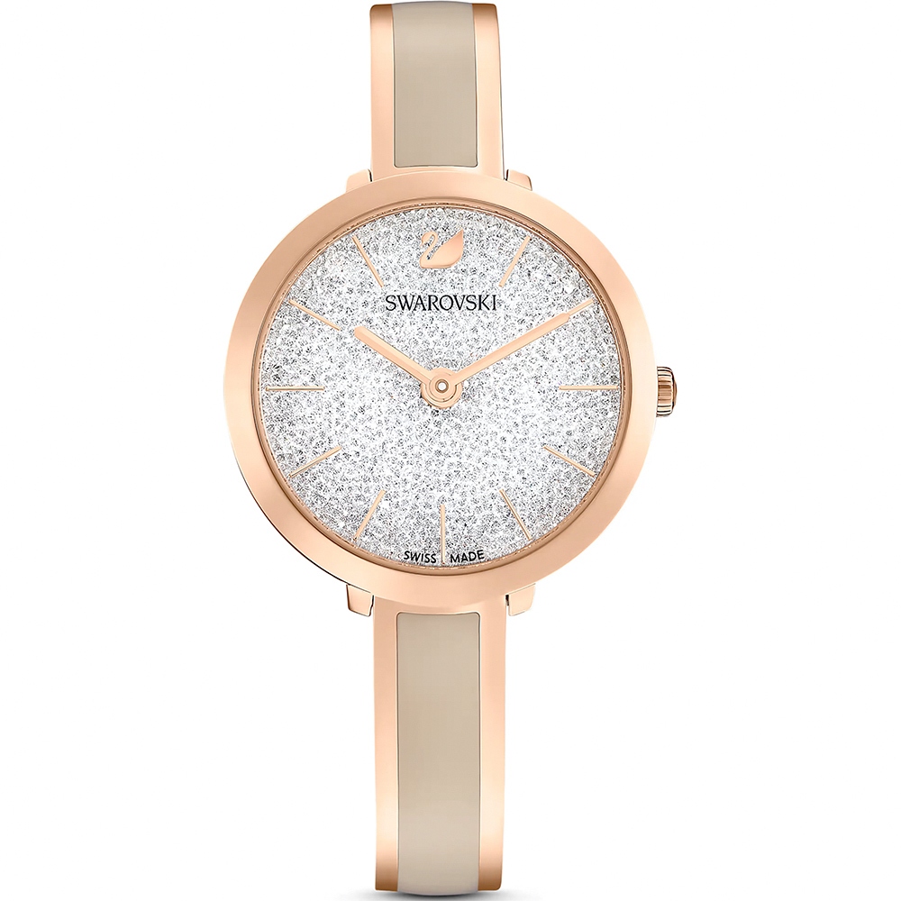 SWAROVSKI 施華洛世奇 送禮 CrystallineDelight 璀璨晶鑽女錶 手錶-34mm 5642218, , large