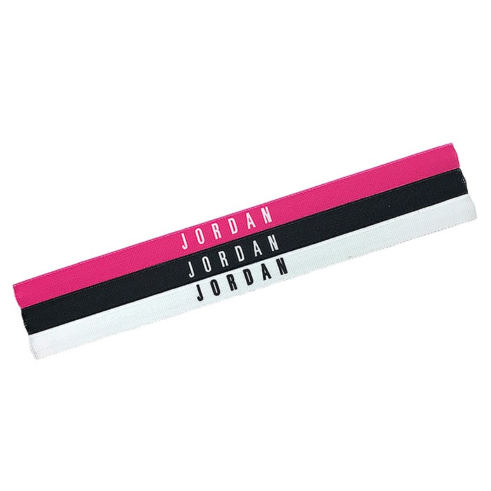 NIKE 彈性髮帶 韻律瑜珈 慢跑 止汗髮帶 JORDAN HEADBANDS 髮帶 3件組 J0003599, , large