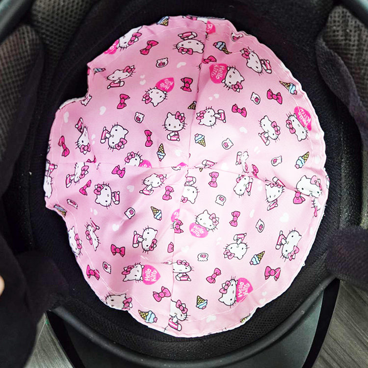 Hello Kitty安全帽內襯-冰淇淋-6入, , large