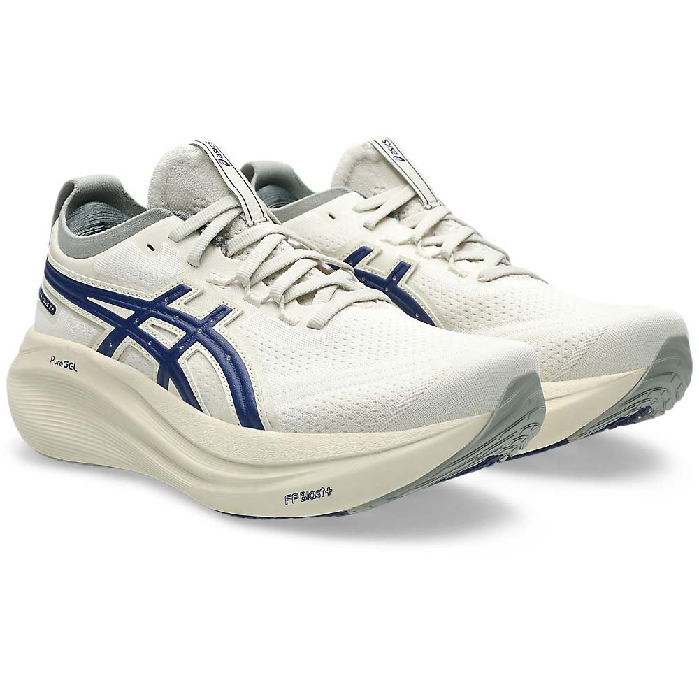 [秉宸] ASICS GEL-NIMBUS 27 ATC 女慢跑鞋 白藍 一般楦 1012B812-200, , large