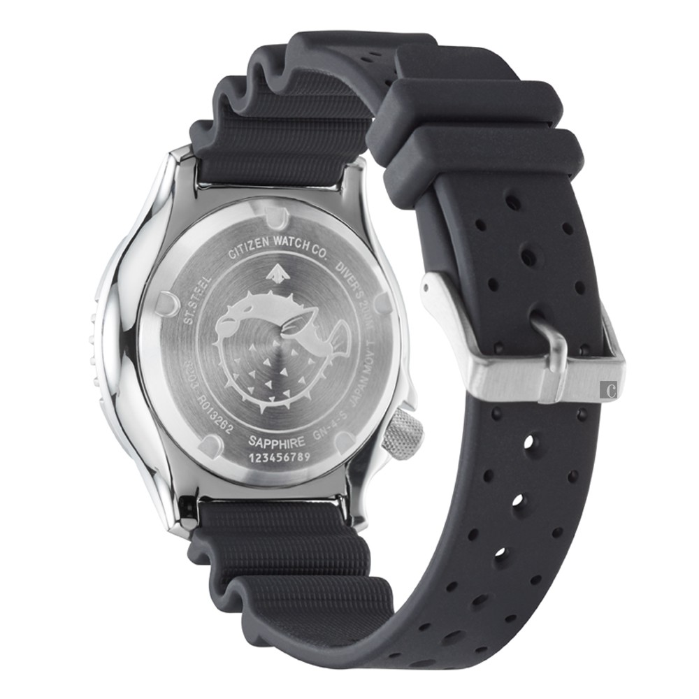 CITIZEN 星辰 PROMASTER 鋼鐵河豚EX潛水機械錶-44mm NY0118-11A, , large