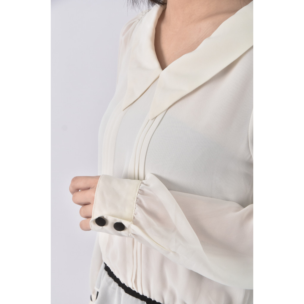 (S) proportion雪紡白色洋裝二手衣, , large