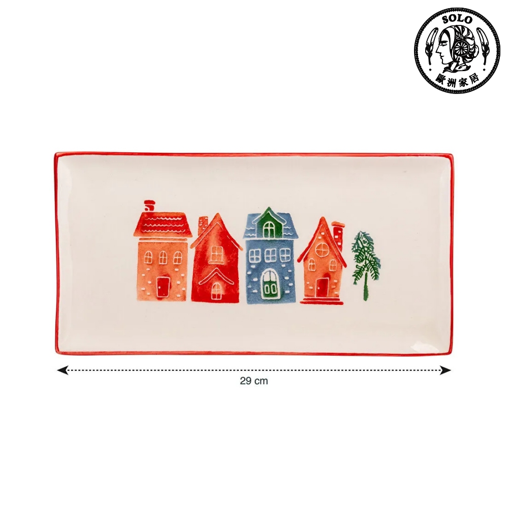 【SOLO Vintage】LCW Home 29x15cm Cute Unicorn Plate Made in Turkey, , large