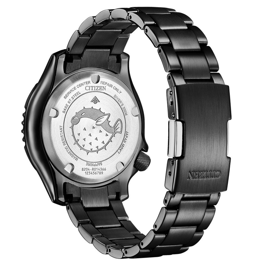 CITIZEN 星辰 PROMASTER 亞洲限定 鋼鐵河豚EX Plus 潛水機械錶 NY0135-80E, , large