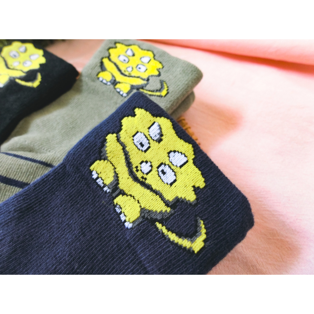 [Kaimei Cotton Industry] 12 pairs of random and excellent MIT made in Taiwan pure cotton wide-mouth anti-slip children's socks (children's version 3-6 years old) - comprehensive style, , large