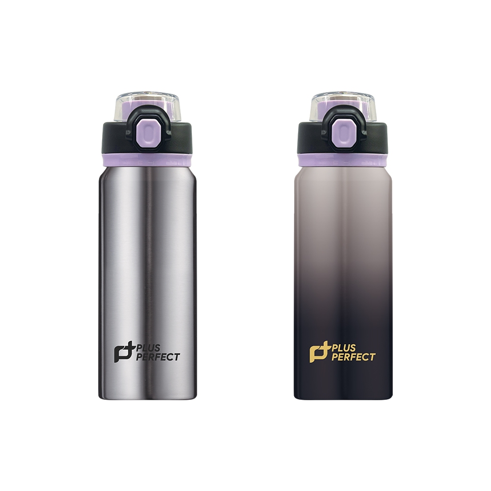 PERFECT 理想牌 晶鑽316不鏽鋼陶瓷運動彈跳杯保溫杯陶瓷杯彈蓋杯 不鏽鋼500cc-Leidea樂德兒