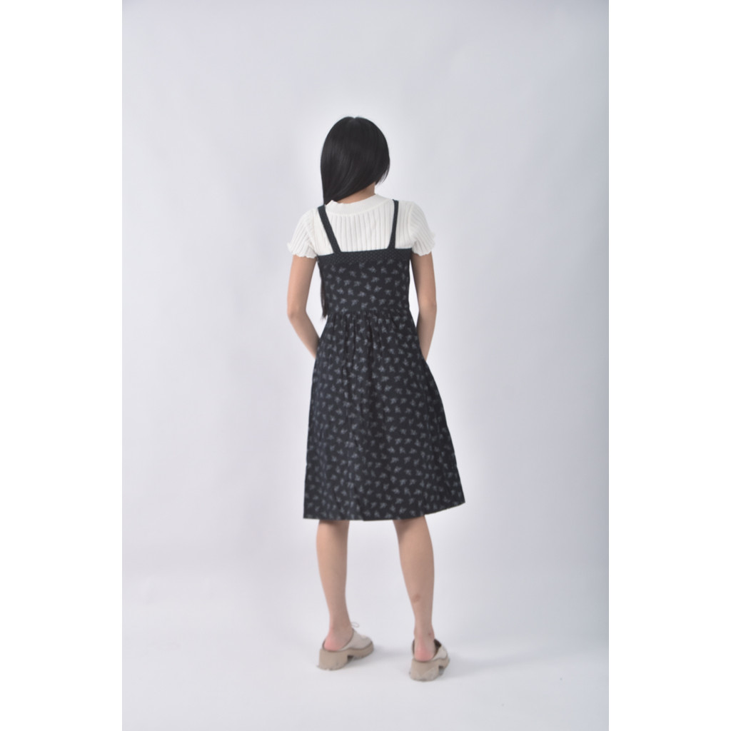 (S) alba fornari滿版藍色洋裝二手衣, , large