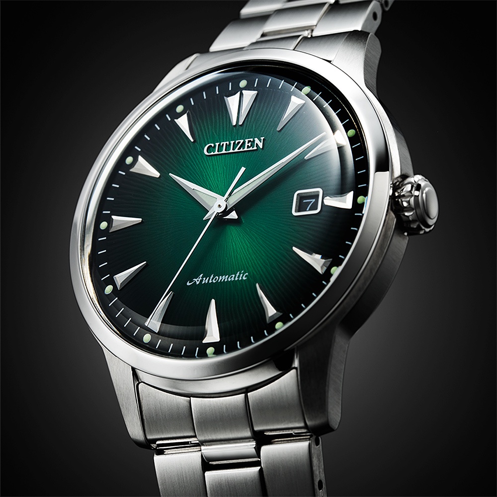 CITIZEN 星辰 限量 情人節推薦款 黑潮再現機械錶-41mm NK0007-88X, , large