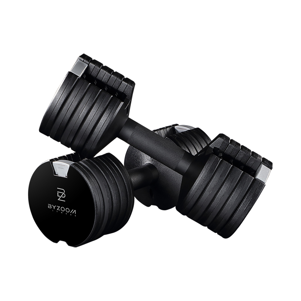 【BYZOOM FITNESS】Pure Series 5.6kg(12.5LB) 5段重量 可調式啞鈴, , large