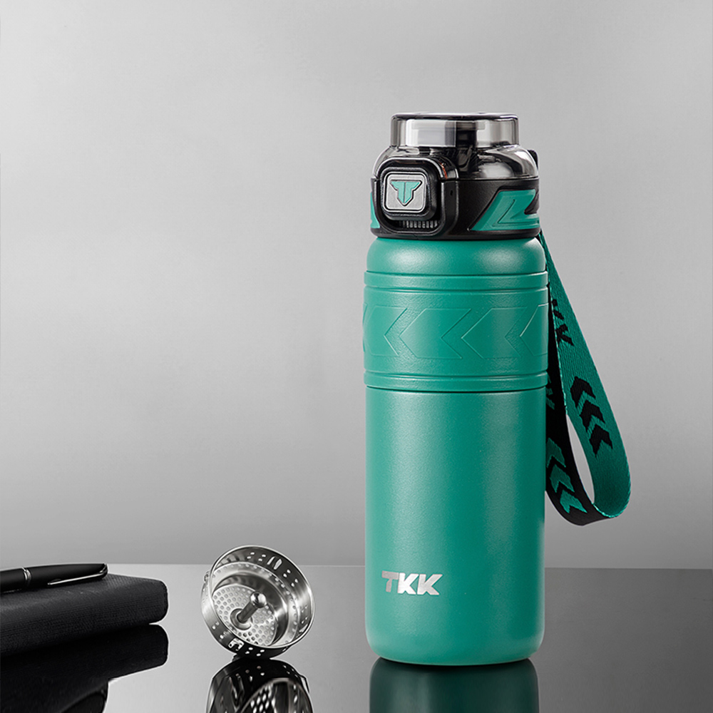 【TKK】邁越系列 316不鏽鋼 兩用 保溫杯 運動水壺700ML(直飲+吸管)-任選色, , large