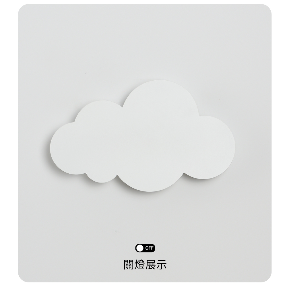 【H&R安室家】 LED白雲壁燈 ZA0256, , large