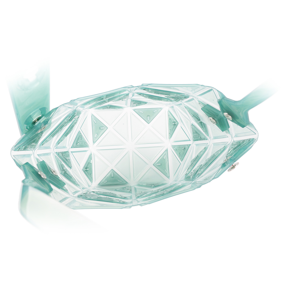 ISSEY MIYAKE BAO BAO DAZZLE 4X4 透明果凍手提包/湖水綠, , large