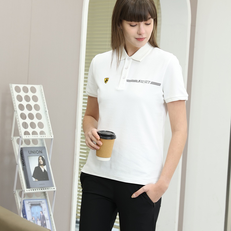 【FALALI】短袖冰感POLO衫-女(白1), , large