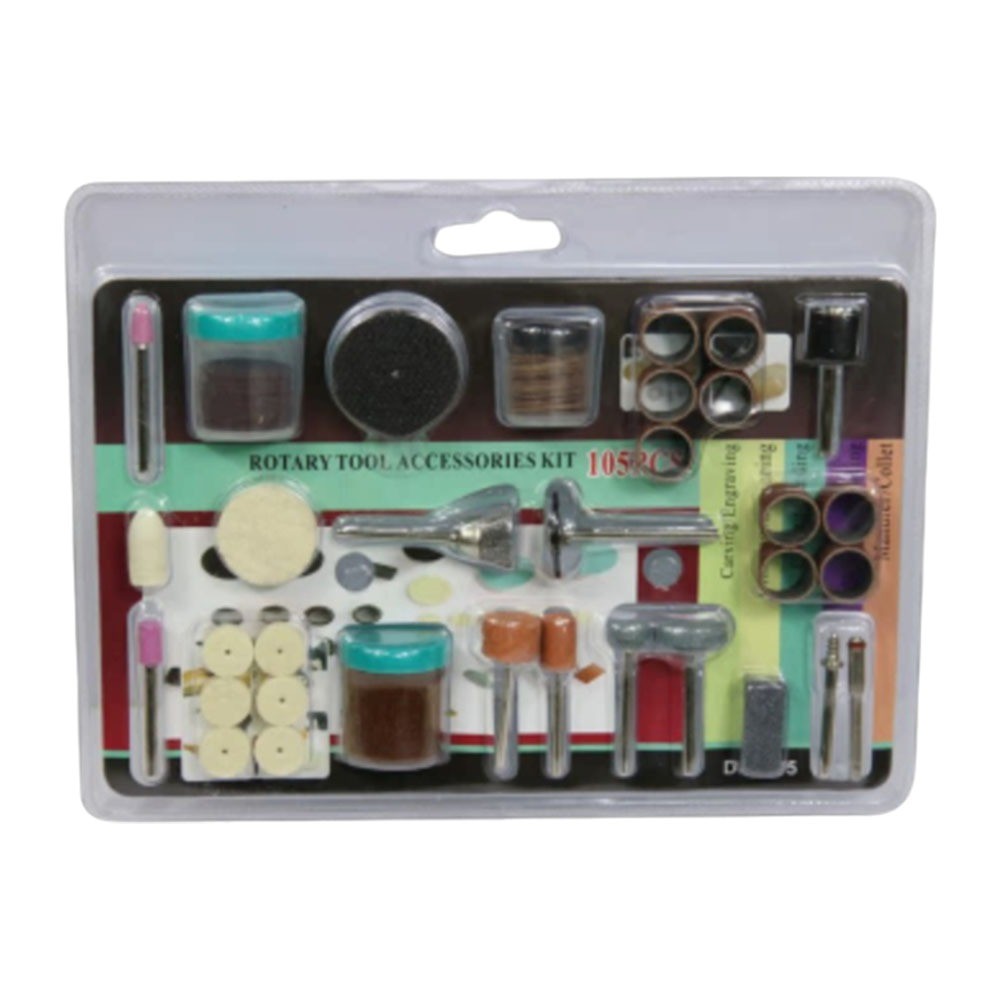 打磨抛光雕刻/配件 塑盒105件組, , large