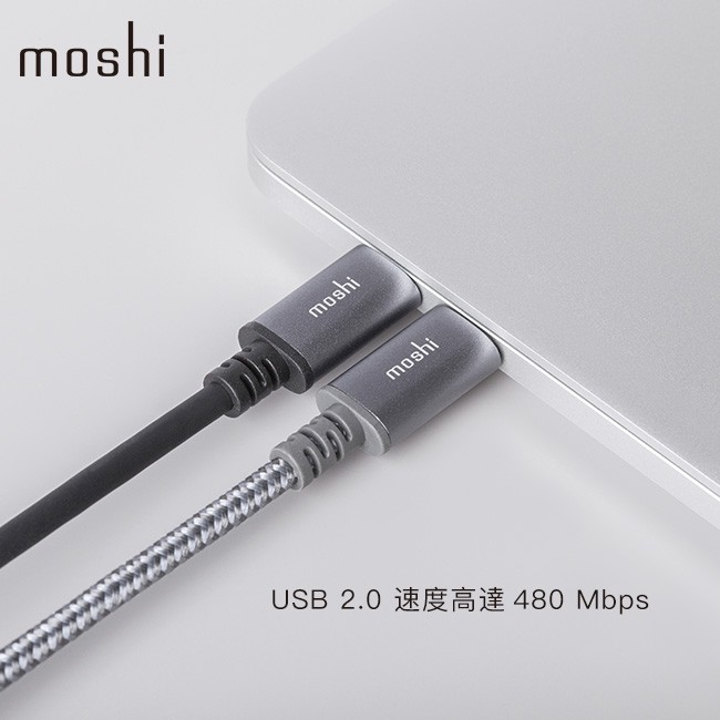 Moshi Integra USB-C to USB-C 充電線 傳輸編織線 (2.0m) iPhone充電線, , large