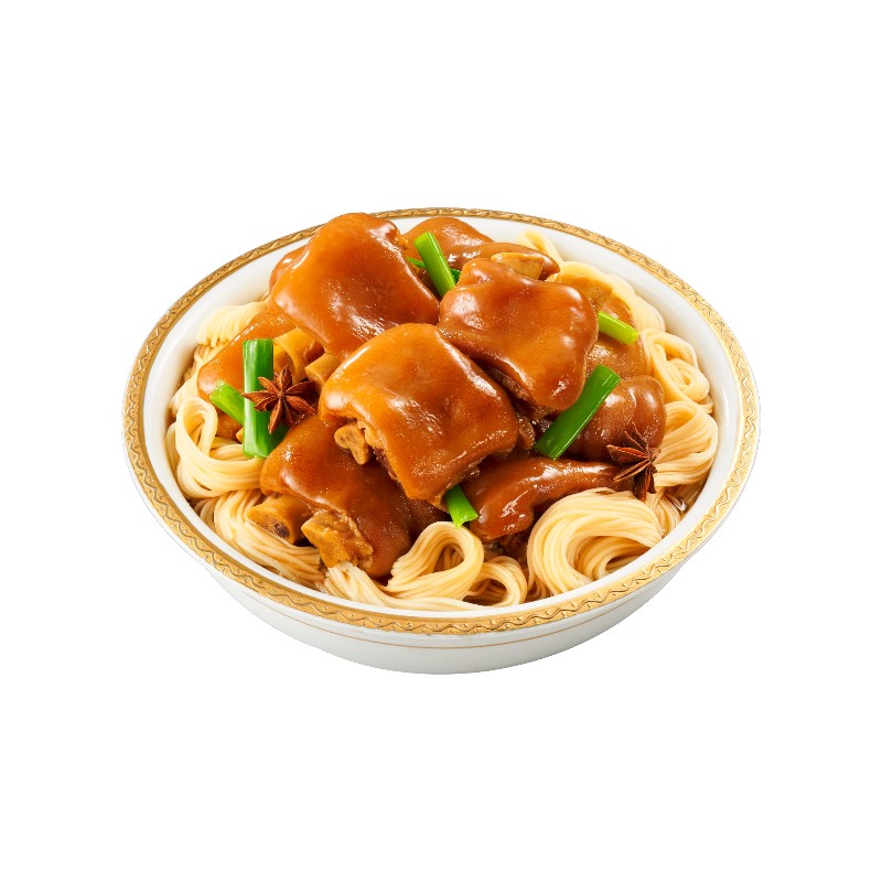 Sugar Braised Pork Knuckle with Noodles, , large