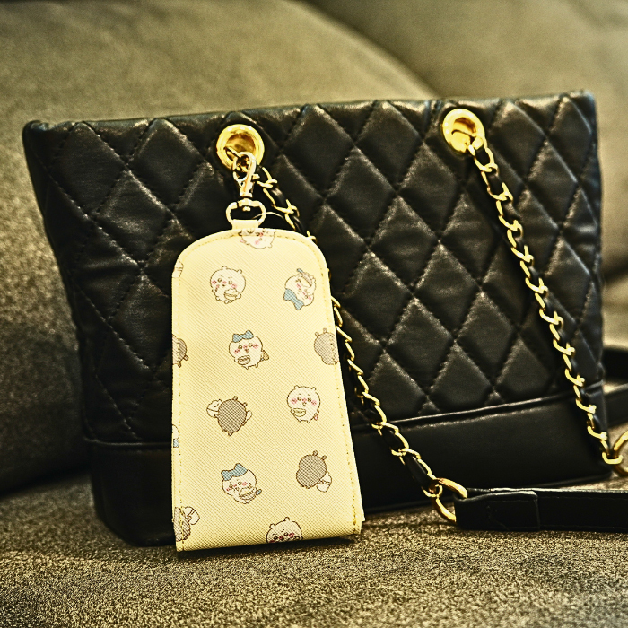 Chiikawa Key-chain Pouch White, , large