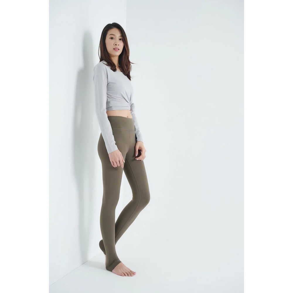 YOGA FLOW Ula Tshirt - 長袖圓領罩衫 - 鴿子灰 Dove Grey, , large