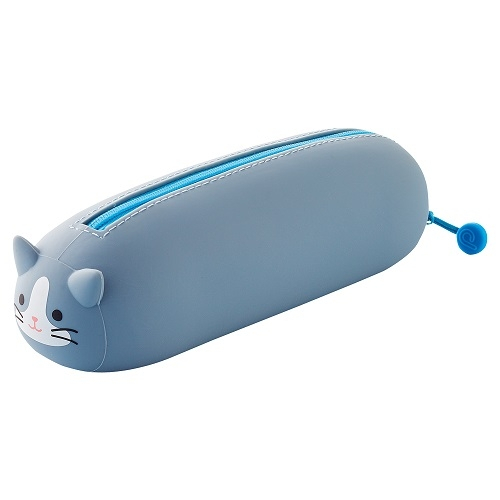 日本LIHIT A-7781 矽膠橫式筆筒/鉛筆盒(多款)海豹, , large