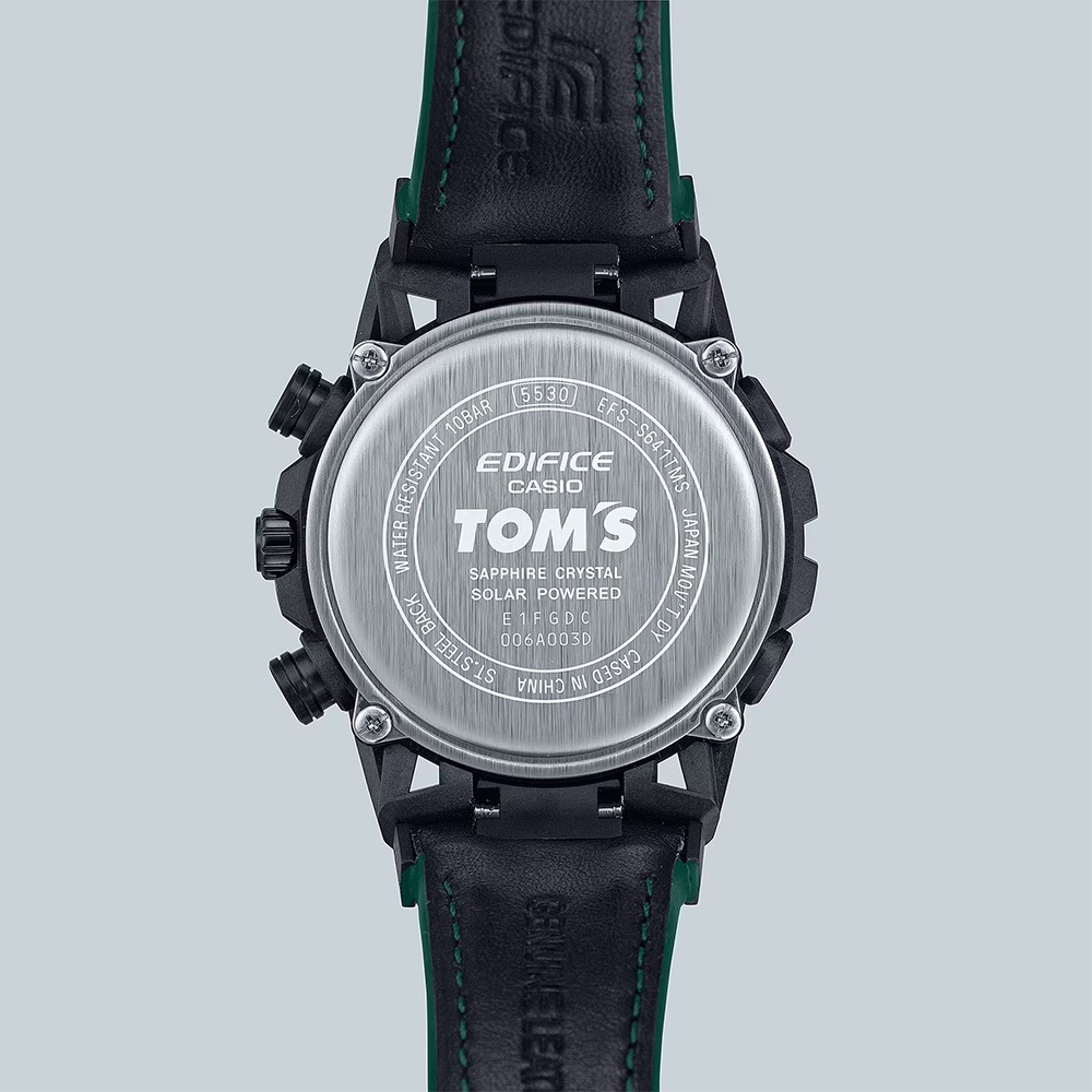 CASIO 卡西歐 EDIFICE TOM&rsquo;S 50 周年紀念版聯名太陽能手錶 EFS-S641TMS-1A, , large