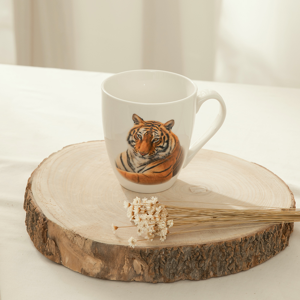 Animal Pattern Ceramic Mug, , large