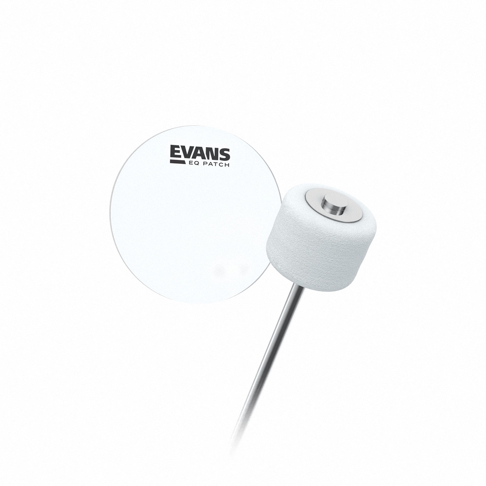 EVANS EQPC1 EQPC2 單/雙踏板 大鼓透明墊片【敦煌樂器】, , large