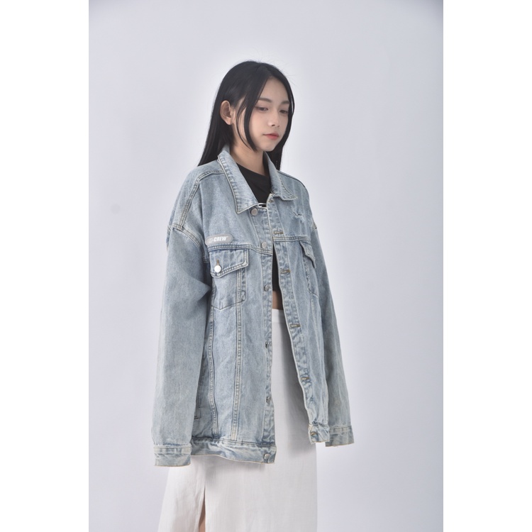 (2XL) mellow co丹寧牛仔排扣藍色外套二手衣, , large