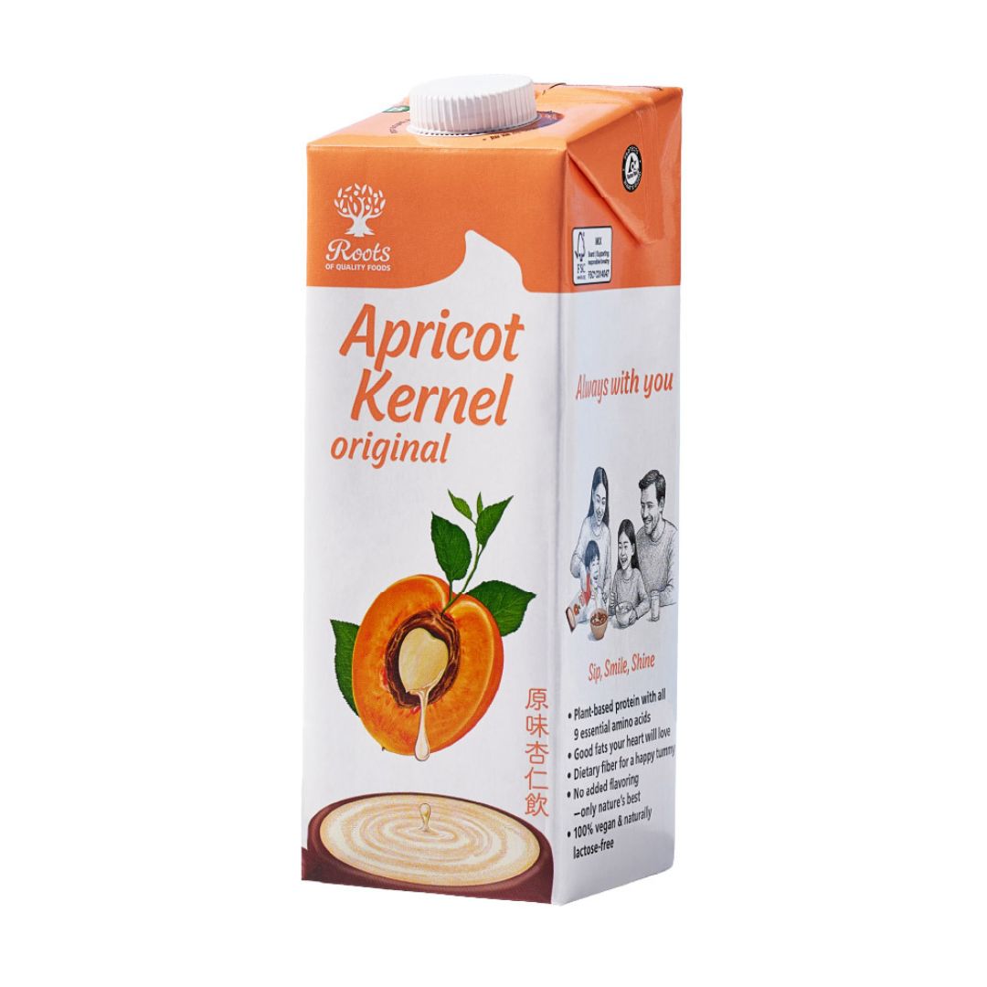 Roots Apricot Kernel Original 1000ml Plant Based Milk, , large